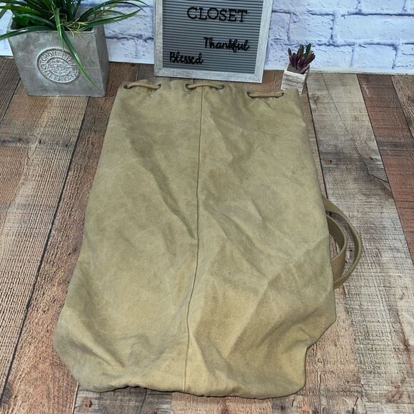 PARSON GRAY CAVALRY DUFFEL BAG COLOR: SAND - Picture 8 of 13